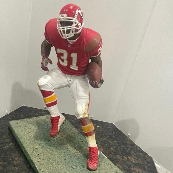 NFL mc farlene Other - NFL KANSAS CITY CHIEFS #31 PRIEST HOLMES 11’FIGURE RED JERSEY 2004 COLLECTIBLE